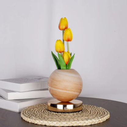 Tulip lamp with three light modes